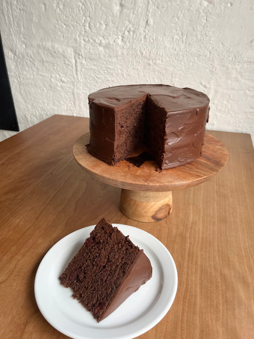 Chocolate & Raspberry Cake (Vegan)